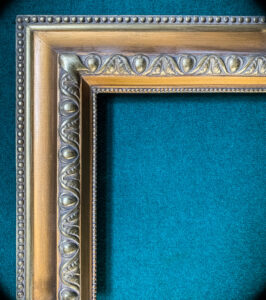 Gold picture frame