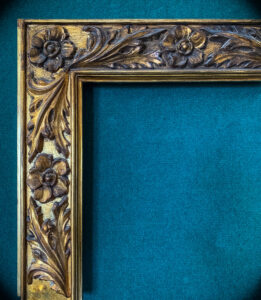 Gold picture frame