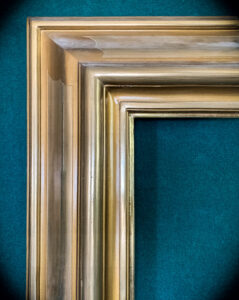 Gold picture frame