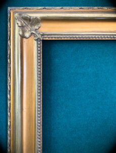 Gold picture frame