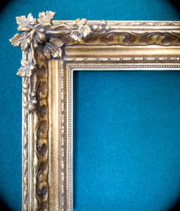 Gold picture frame