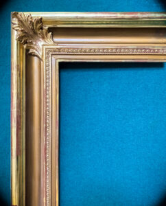 Gold picture frame