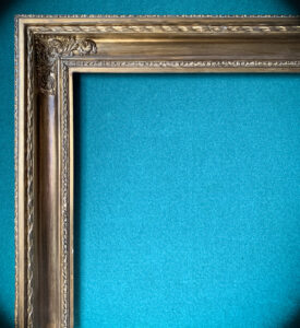 Gold picture frame