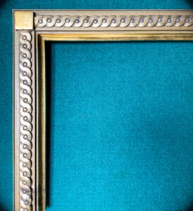 Gold picture frame