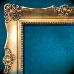 Gold picture frame