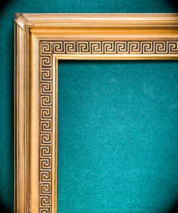 Gold picture frame