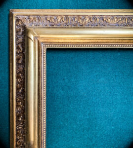 Gold picture frame